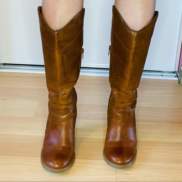 Wedged Cowboy Boots - Picture 3 of 14